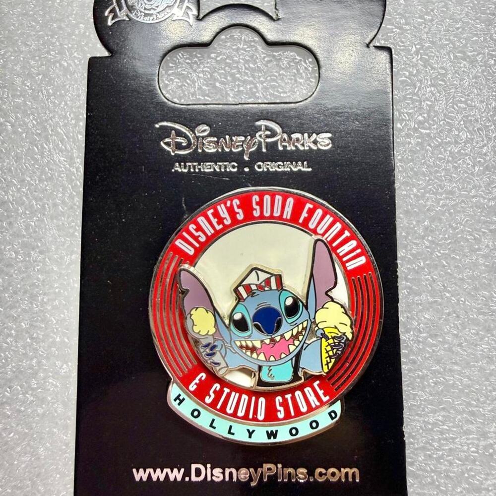 Disney Stitch Soda Fountain Pin